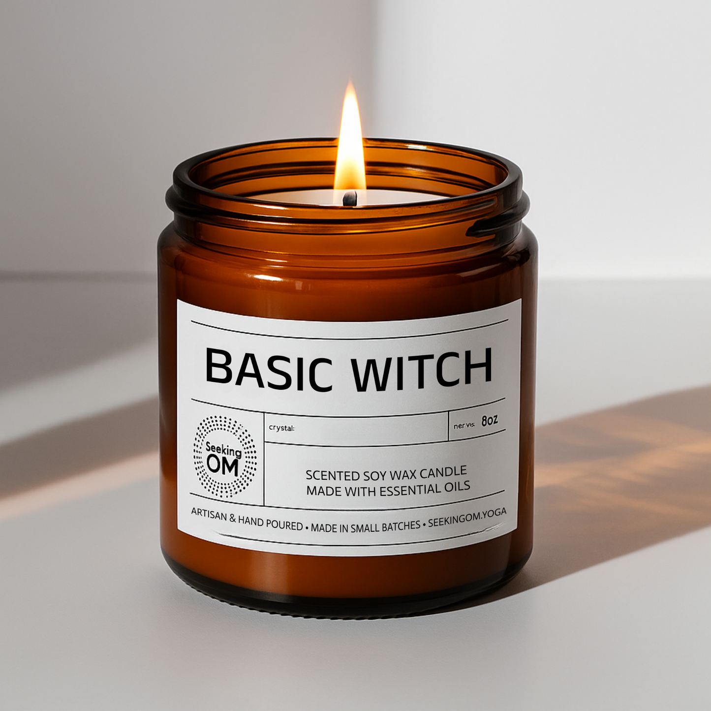 BASIC WITCH - 8oz - Soy Wax Candle