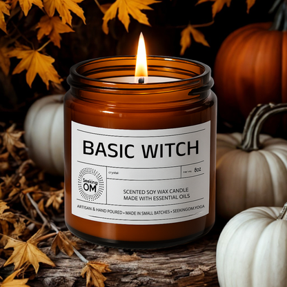 BASIC WITCH - 8oz - Soy Wax Candle
