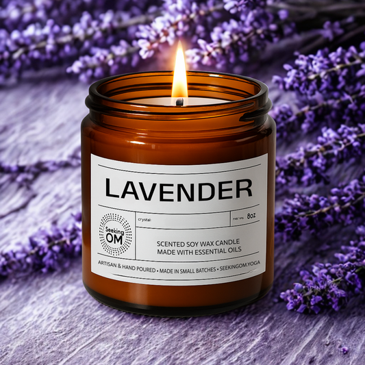 LAVENDER - 8oz - Soy Wax Candle