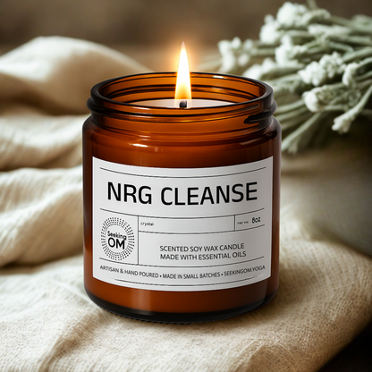 N.R.G. CLEANSE - 8oz - Soy Wax Candle