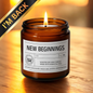 NEW BEGINNINGS - Candle