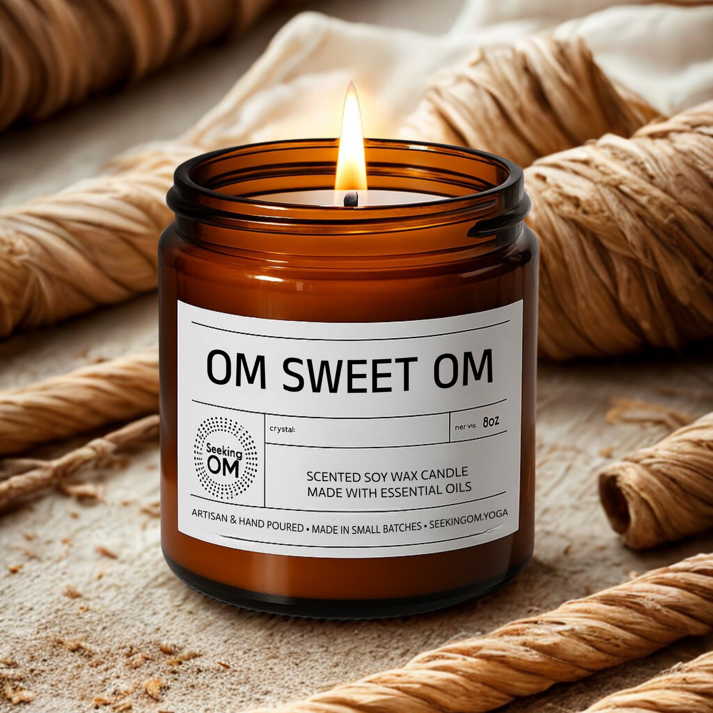 OM SWEET OM - Candle